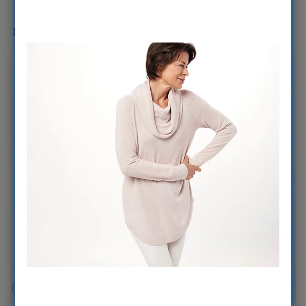 Barefoot Dreams CozyChic Ultra Lite Coastal Cowl Neck Tunic